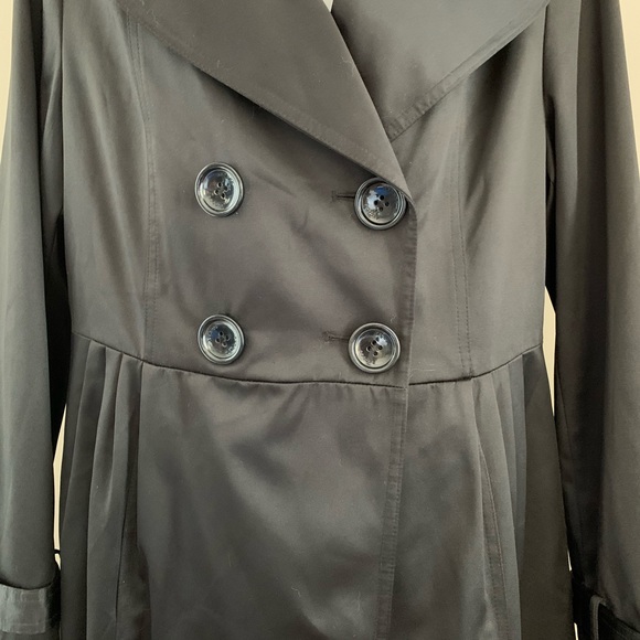 AXCESS by Liz Claiborne, Satin Trench Coat - medium - Picture 3 of 7